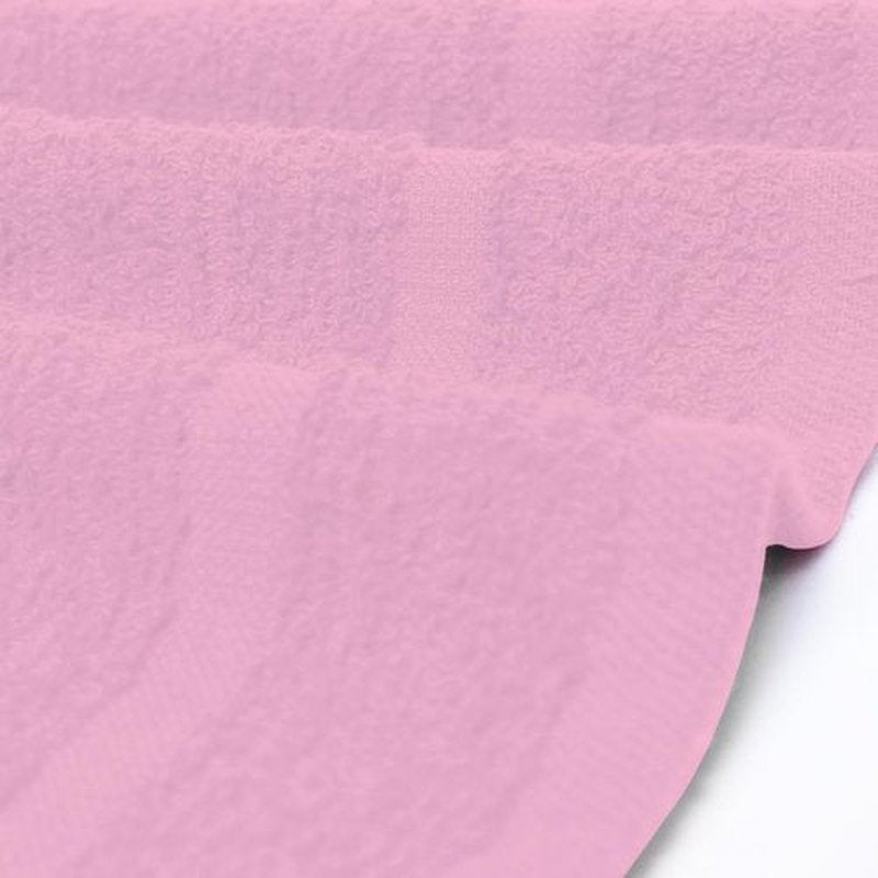 Avalon Towels Cotton Washcloths – (Pack of 24) Size 12x12 Inches, 100% Ring Spun Cotton, Soft & Absorbent Face Towels, Gym Towels, Hotel and Spa Quality, Reusable Fingertip Towels (Pink)