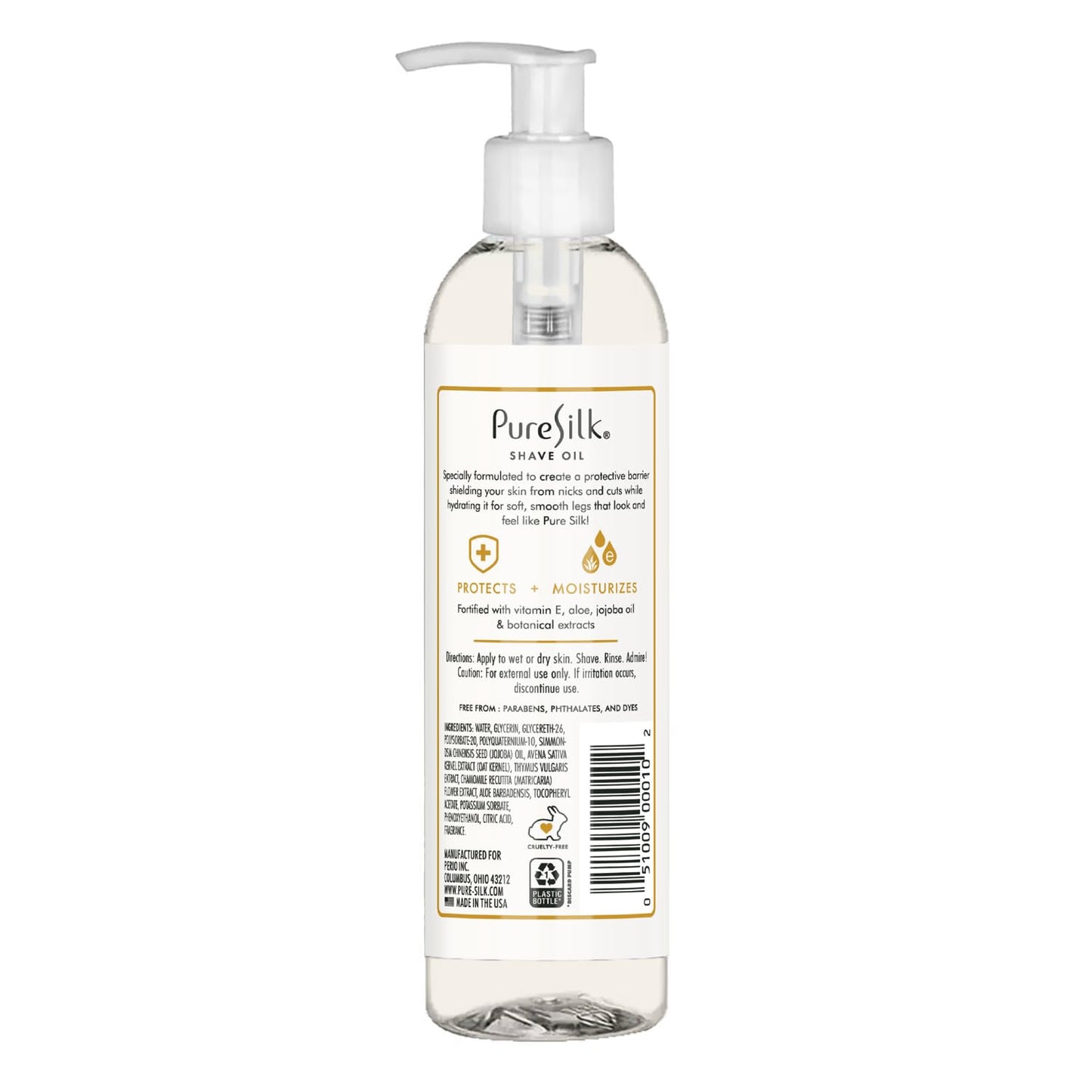 Pure Silk Warm Vanilla Shave Oil for Women | Shaving Oil for Smooth Shave, All Skin Types | Hydrating Vitamin E, Aloe, Botanical Extracts Protects & Moisturizes | 7.7 FL OZ (Pack of 1)