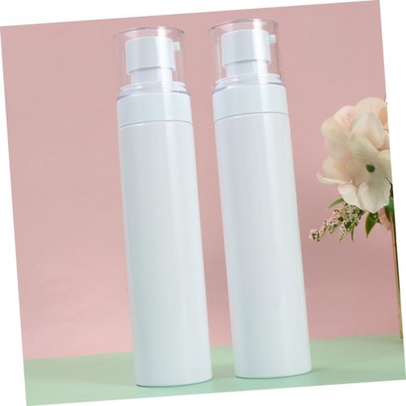 NOLITOY 1set Portable Bottle Refillable Soap Pump Bottles Portable Cosmetics Holders Press Pump Bottle Cosmetic Containers Shampoo Dispenser Travel Lotion Emulsion Dispensing Bottle 5pcs