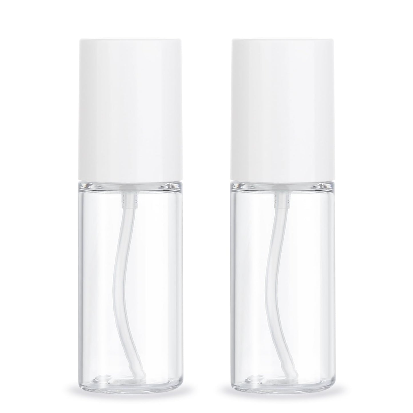 Travel Pump Bottle 2pcs Cosmetic Pump Container for Cream Essential Oils