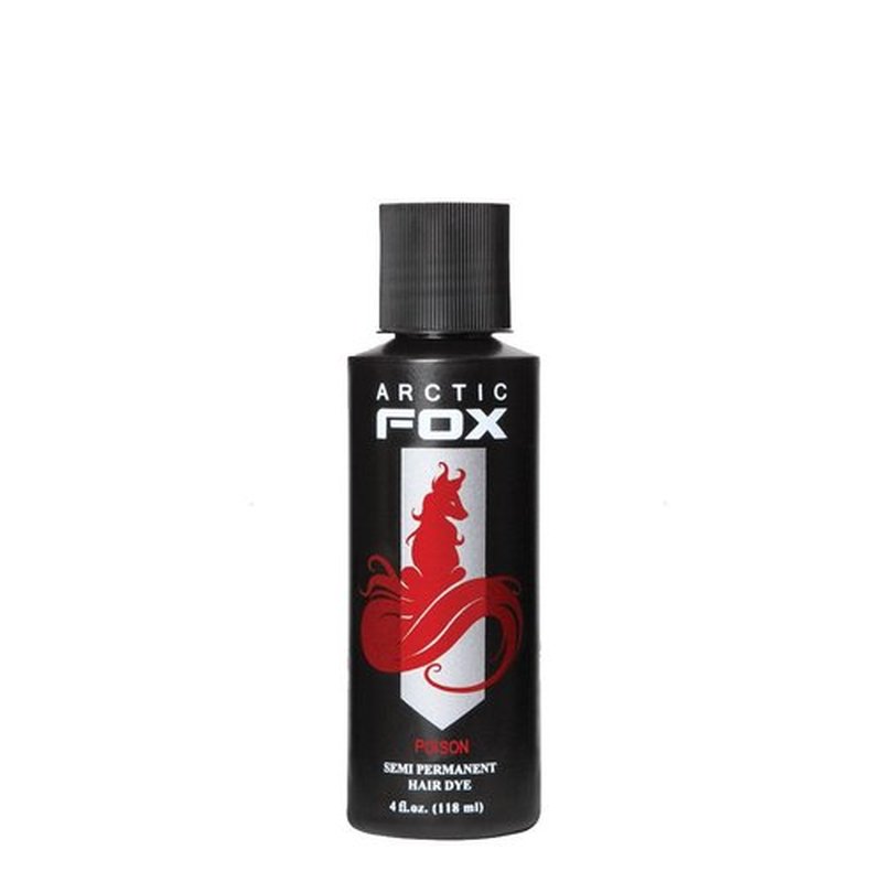 ARCTIC FOX Vegan and Cruelty-Free Semi-Permanent Hair Color Dye (4 Fl Oz, POISON)
