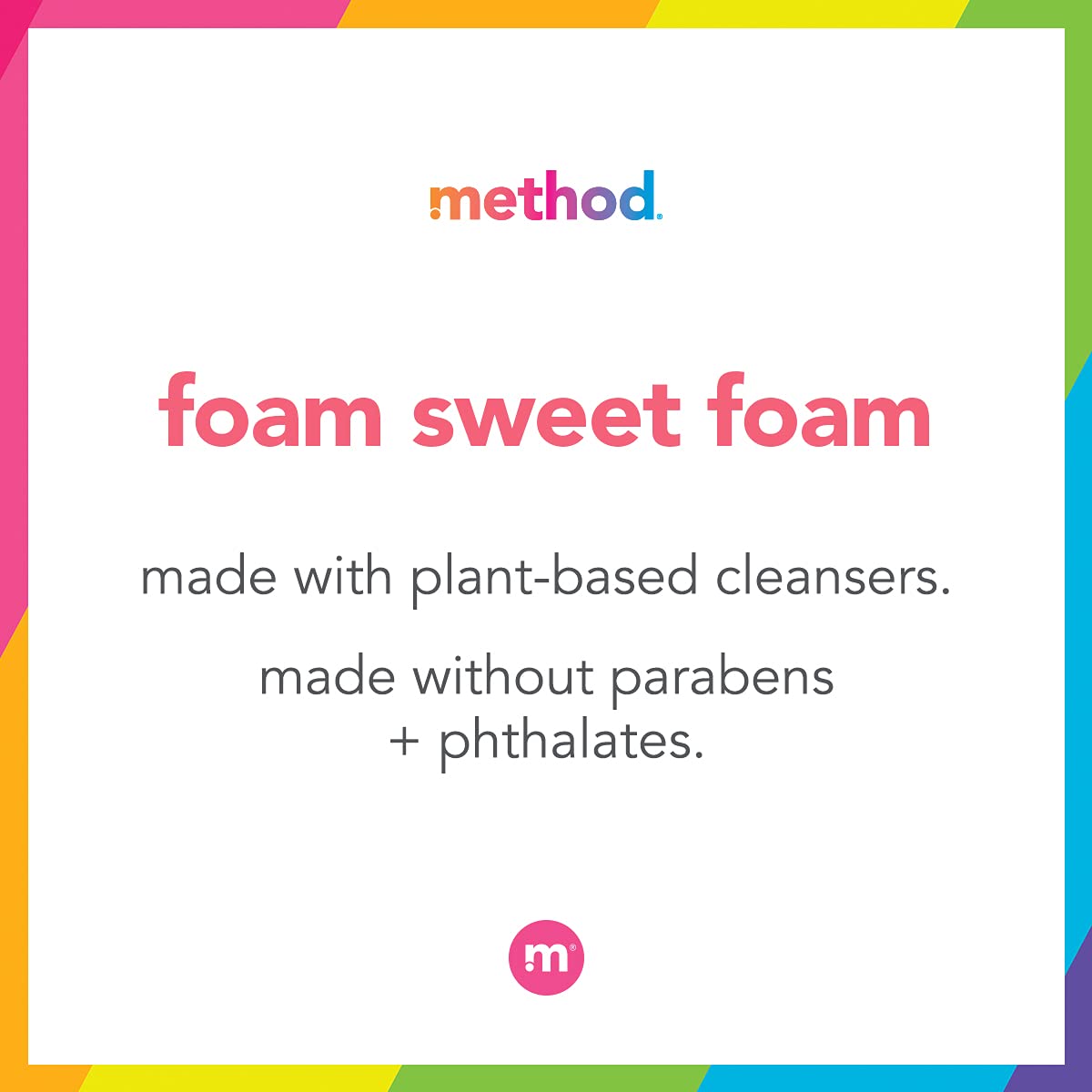 Method 00361 Foaming Hand Wash, Sweet Water Foaming, 10 oz Pump Bottle