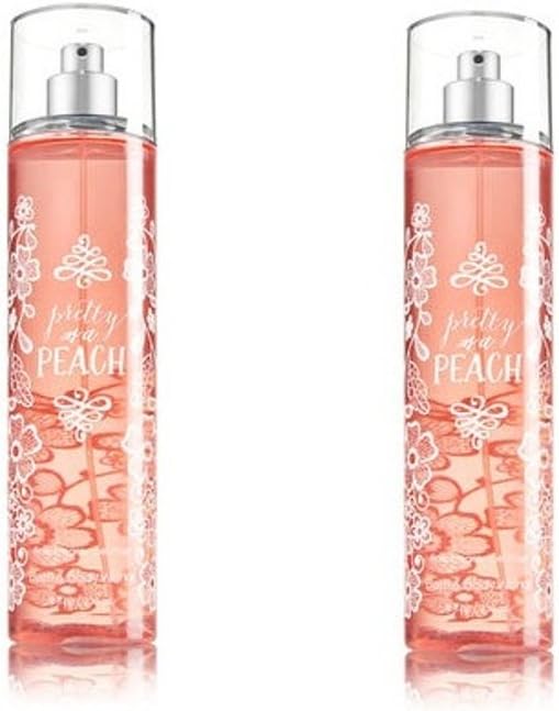 Bath & Body Works Pretty As Peach Fine Fragrance Mist Pack of 2