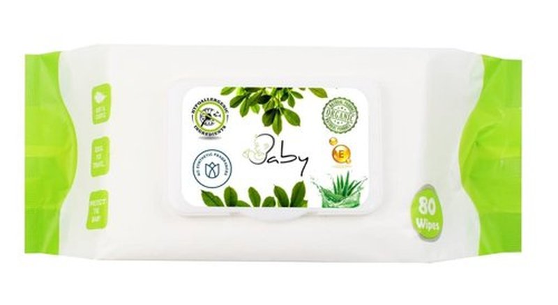 Generic Lilani Water Based Hypoallergenic Aloe Vera and Vitamin E Moisturizing Cleansing Wipes, 20 Count, Unscented, Pop-Top Resealable Packs