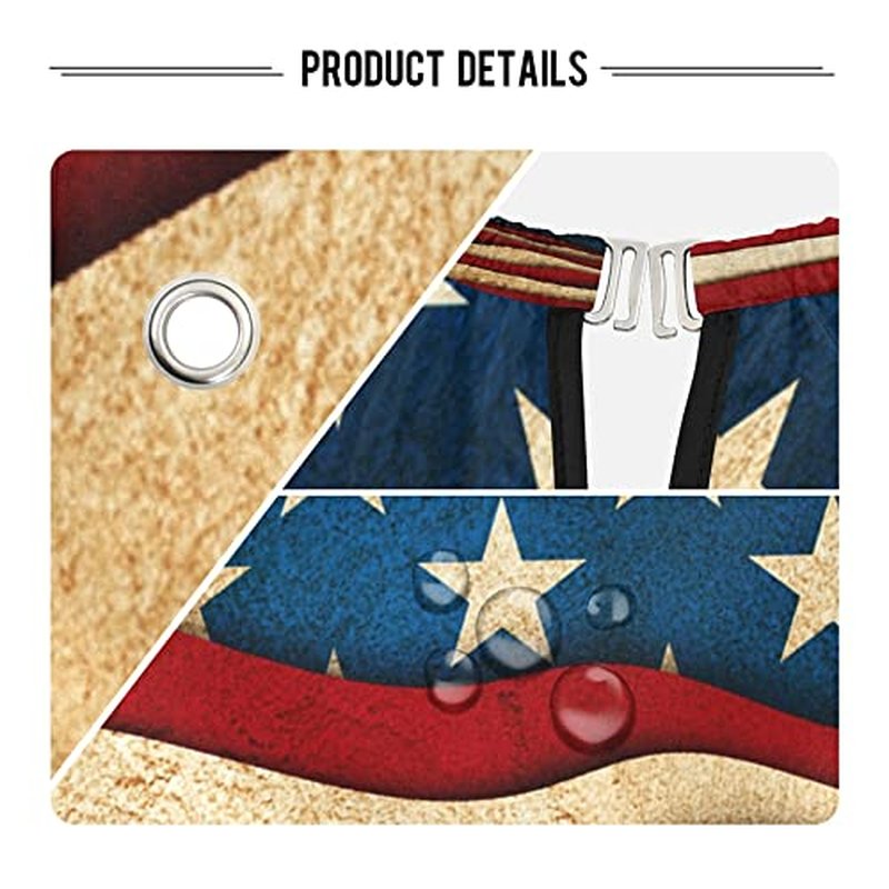 American Flag Barber Cape Salon Cape Haircut Apron Hair Cut Cape Waterproof, 55"x65"
