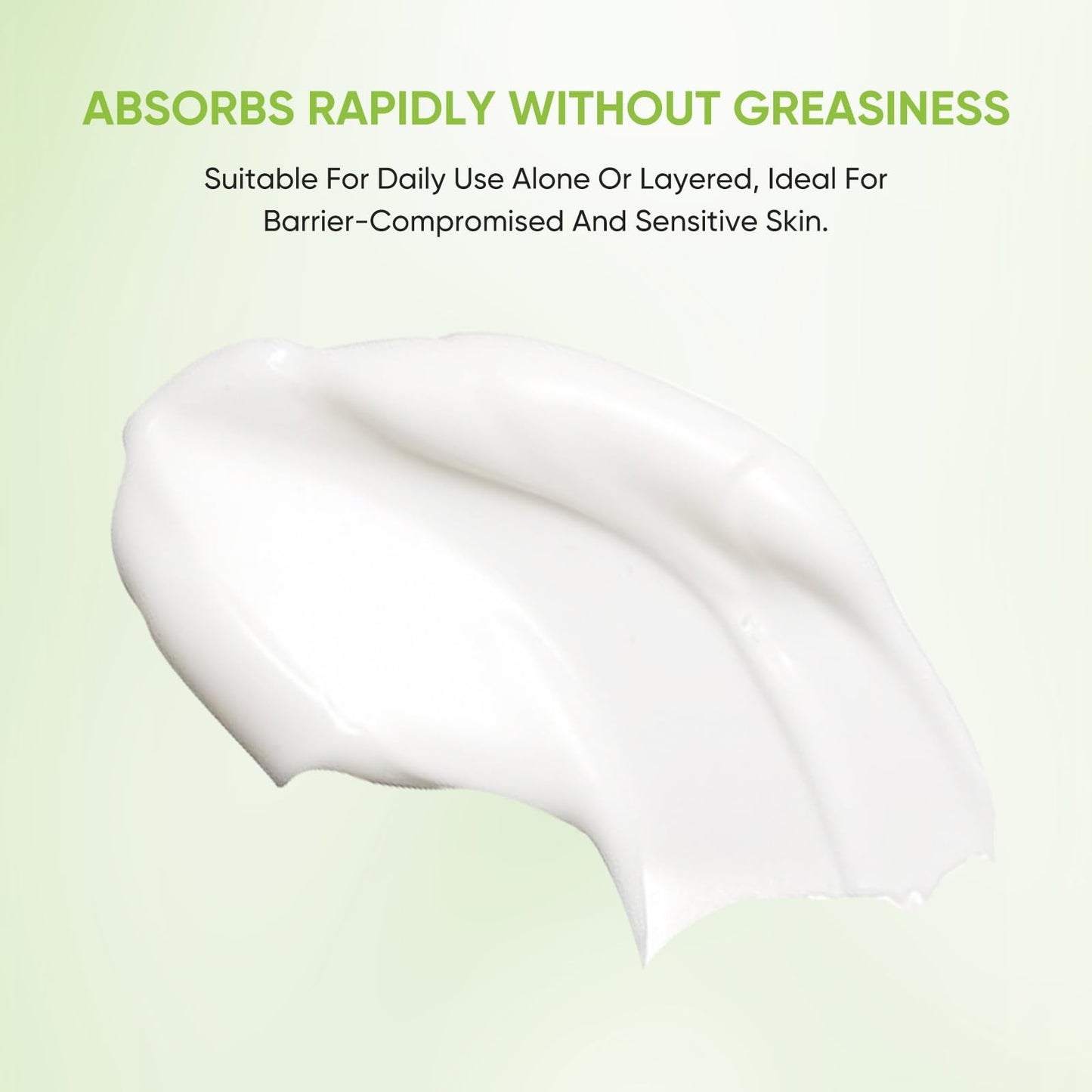 AOPEIBOTO 345 Relief Face Cream, Daily Moisturizer for Skin Soothing Recovery and Blemish Care with Niacinamide & Hyaluronic Acid, 1.69 Fl Oz