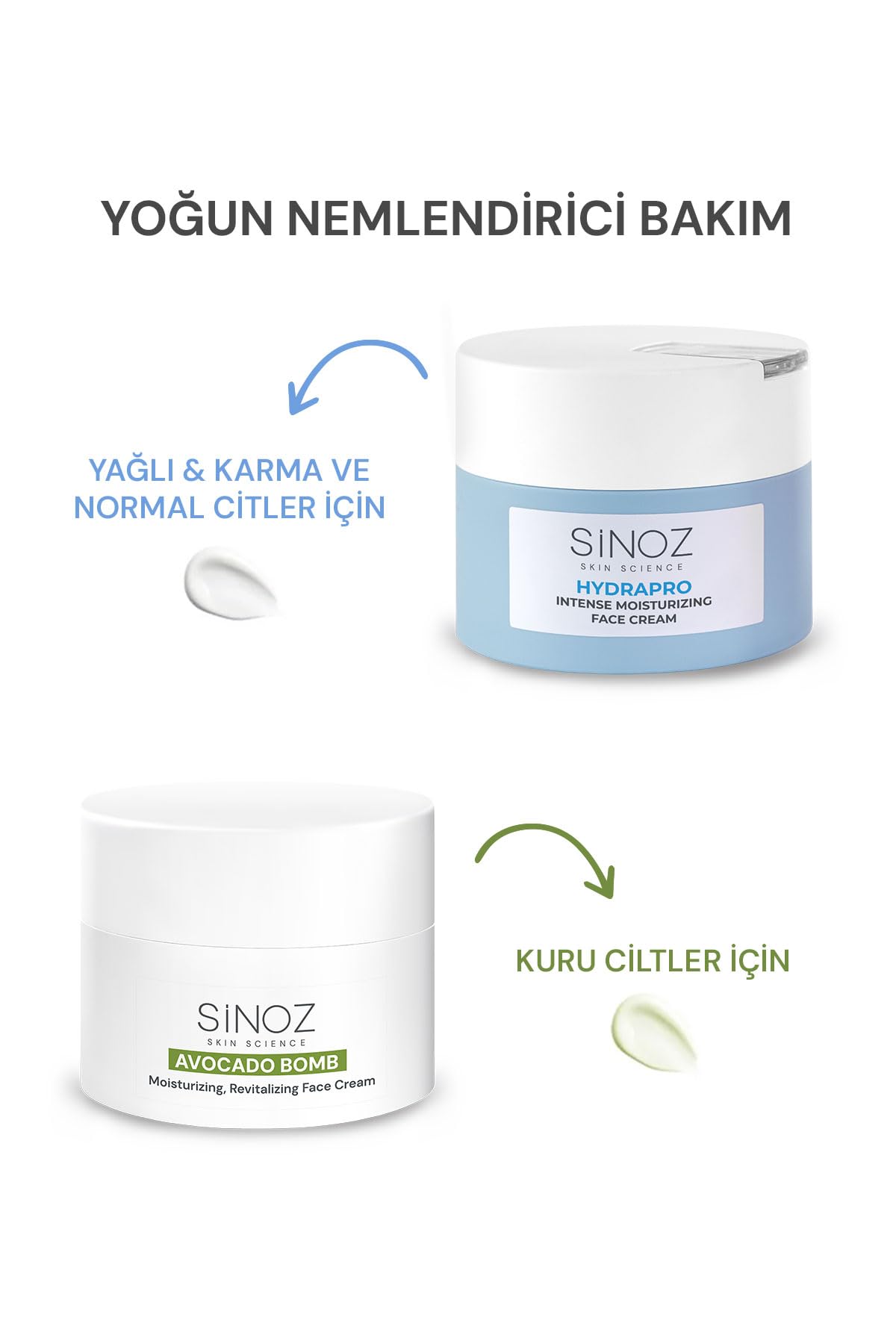 sinoz Avocado Bomb Revitalizing Moisturising Face Care Cream 50 Ml