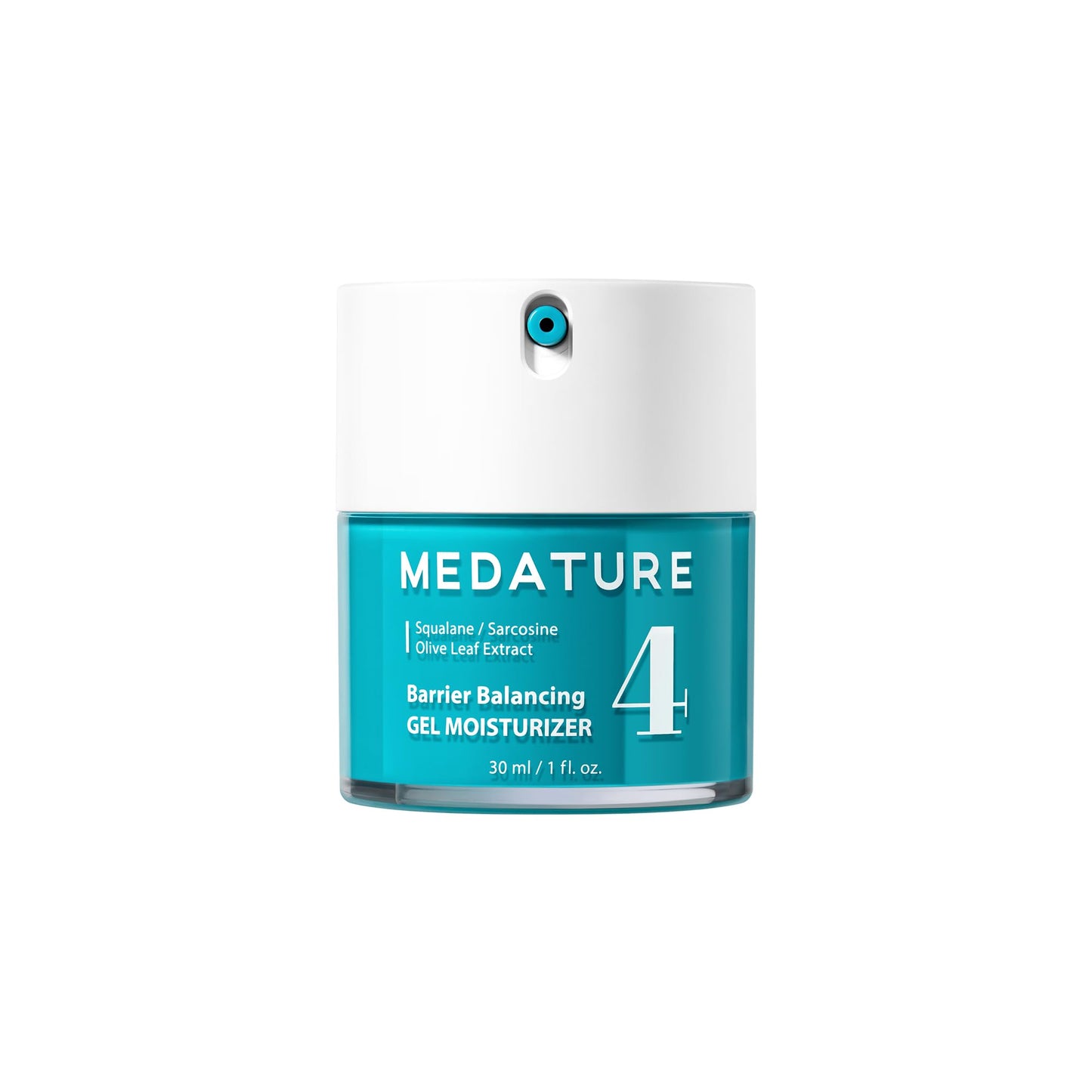 Medature Barrier Balancing Gel Moisturizer, For Combination to Oily Skin, Balances Skin Barrier, Contains Squalane, Sarcosine, Niacinamide & Olive Leaf Extract