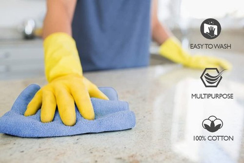 Premium Wash Cloths Pack of 12 (13" x 13" Inches)- 100% Combed Ring Spun Cotton WashCloth - Luxury Washcloths – Ultra Soft Face Towels - Highly Absorbent Wash Cloth for Face (Sky Blue)