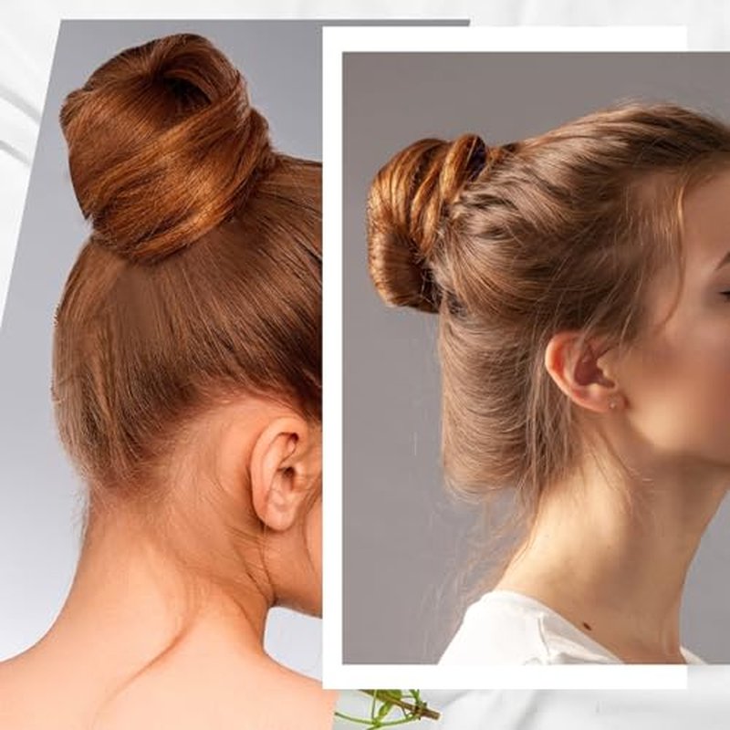PEOVLVN 100 Pcs Hair Nets for Women, 20 Inches Hair Nets for Buns Elasticity Invisible Elastic Mesh Bun Hair Nets for Ballet Girls Food Service Workers Hair Bun Maker Wig and Sleeping (Brown)