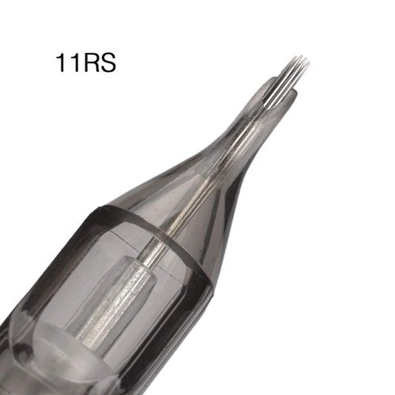 Tattoo Cartridge Needles, ATOMUS 20pcs 3RS 5RS 7RS 9RS 11RS Round Shader Disposable Sterilized Tattoo Needle for Pen Rotary Machine Tattoo Supplies (20pcs 11RS)