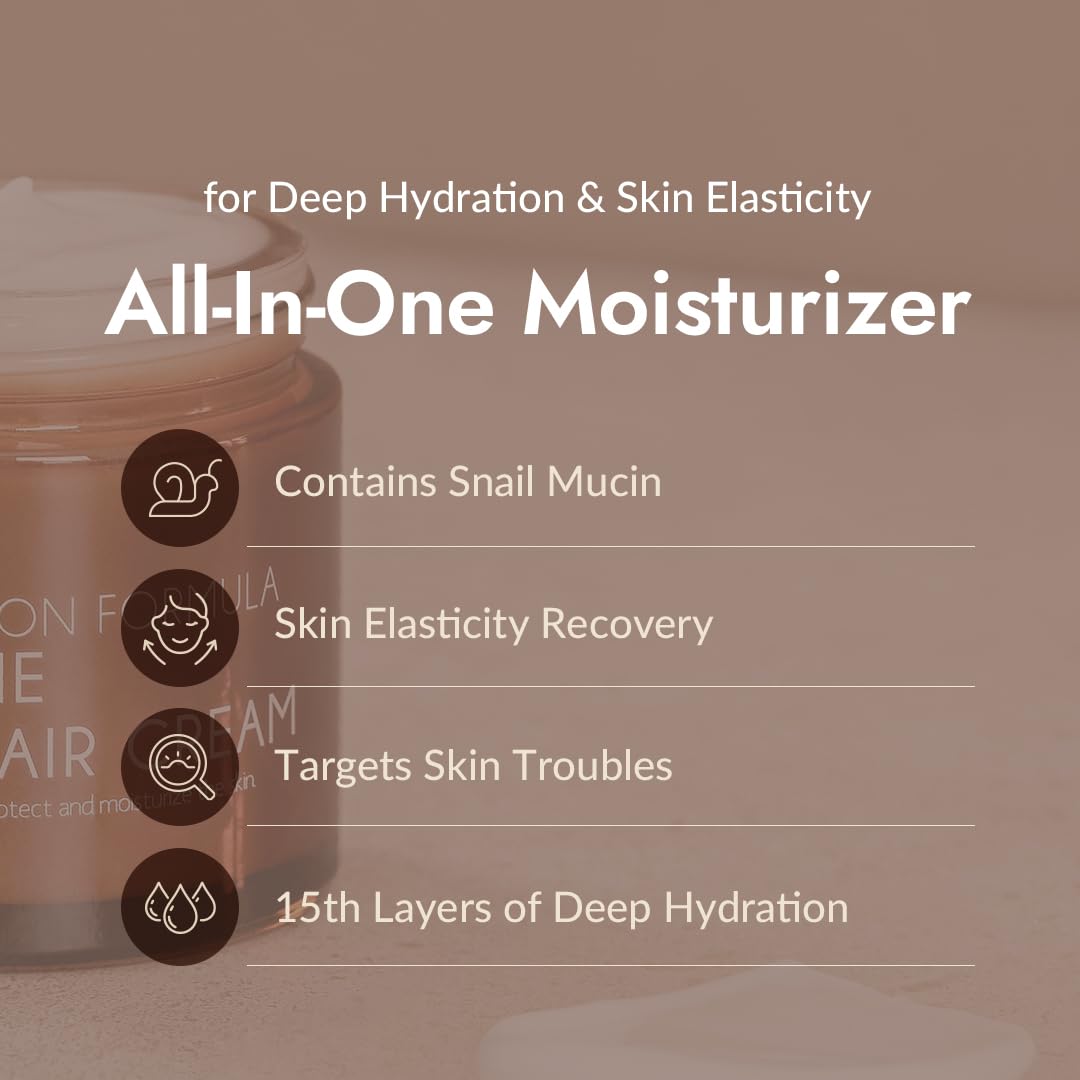 MIZON All-in-One Snail Repair Cream, 4.06 fl oz