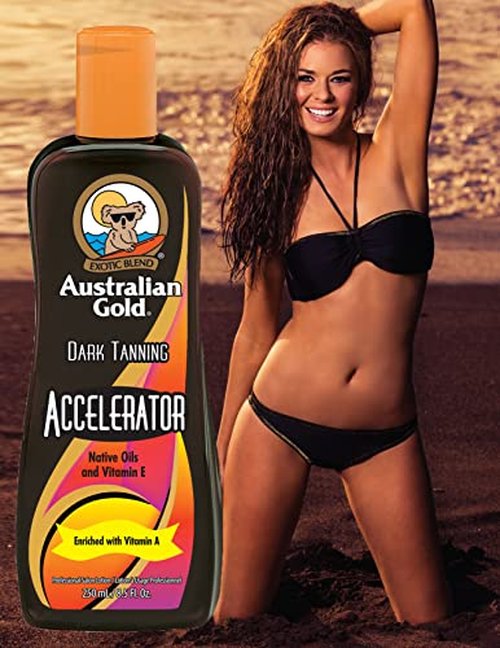 Australian Gold Dark Tanning Accelerator Lotion, 8.5 Fluid Ounce