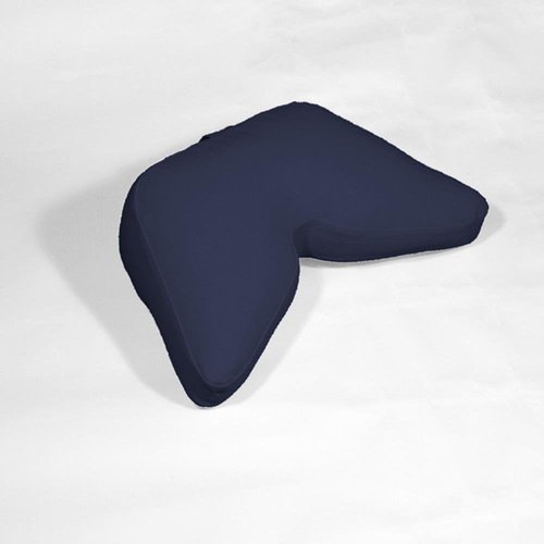 Bubbletastic Cosmic Cushion Meditation Pillow - Regular Size: 22" x 15" x 6.5" (Black)