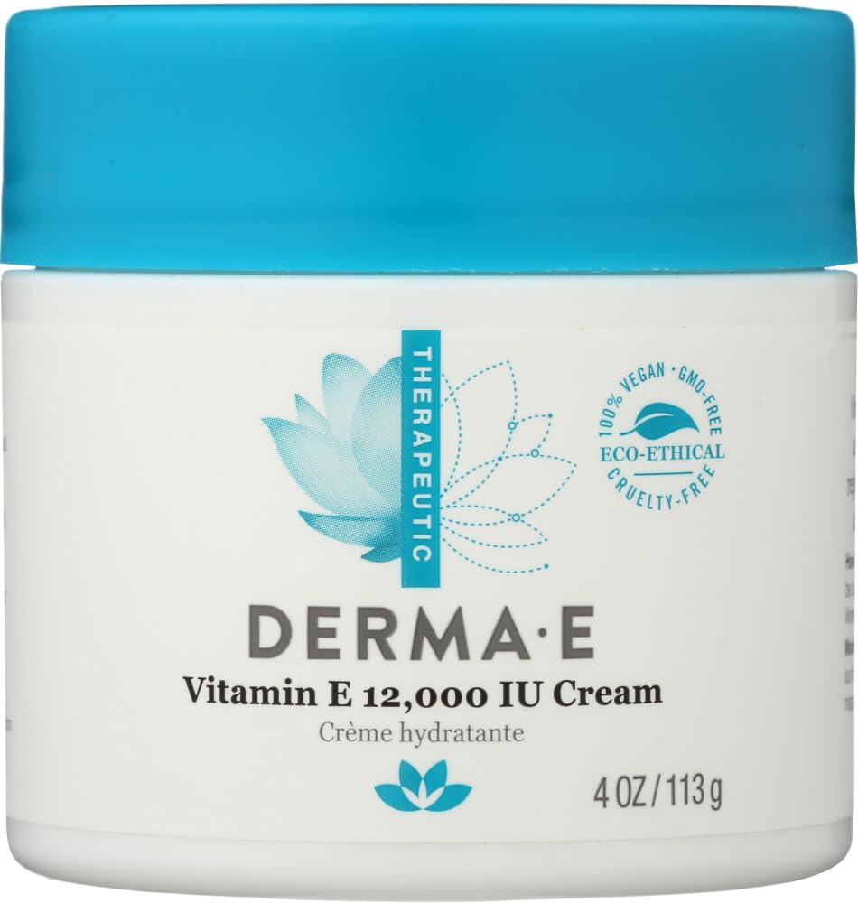 Derma-E Vitamin E Creme 12000 IU - 4 Oz, 2 pack