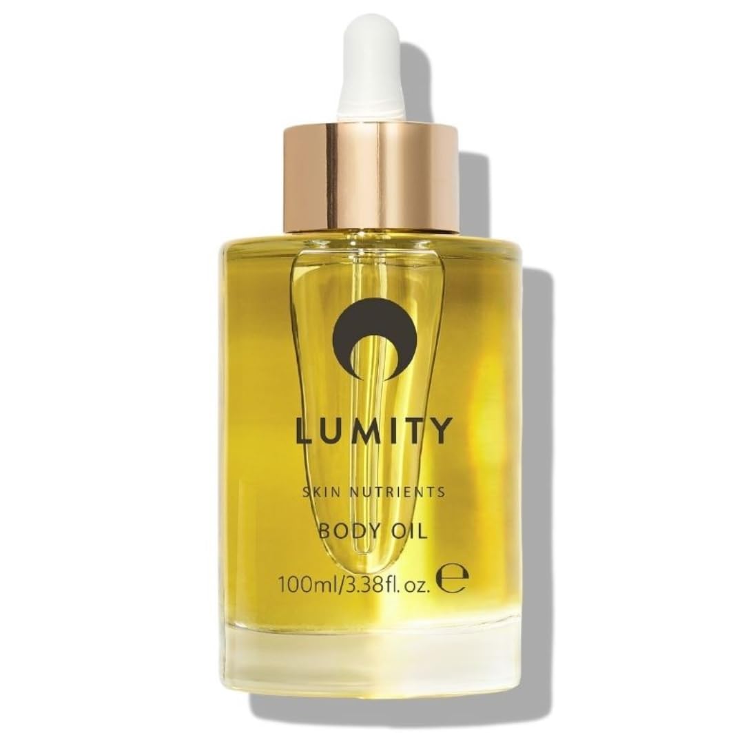 LUMITY Skin Nutrients Body Oil - Hydrating & Nourishing Blend with 32 Natural Botanicals - Firms, Smooths & Boosts Radiance