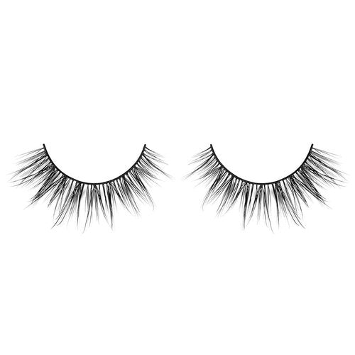 Lilly Lashes Royalty - Lite Mink Lashes | False Eyelashes Perfect for Small, Mono Lid And Almond Eyes | Cat Eye Mink Strip Fake Dramatic Fluffy Flare Lashes 15mm length, Reusable Up to 15 wears