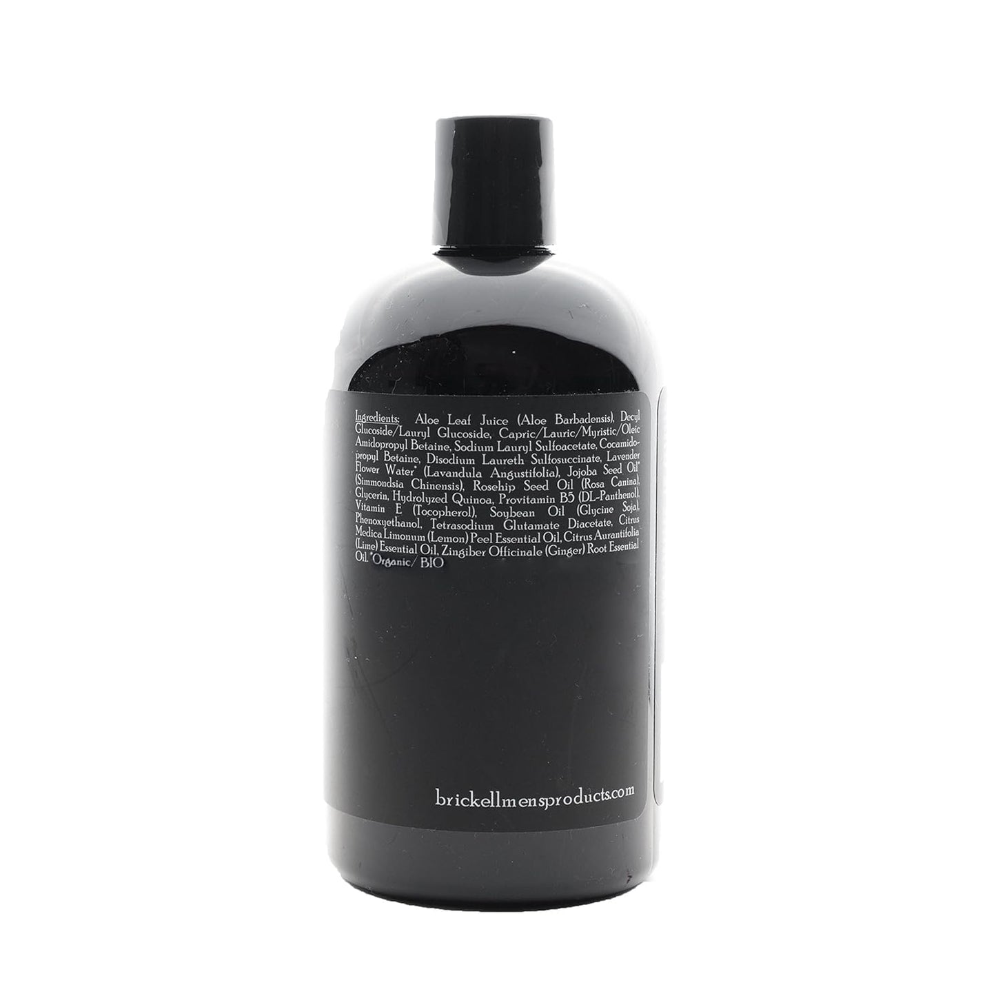 Brickell Men's Rapid Wash, 3 in 1 Body Wash Gel for Men, With Aloe, Vitamin E, and Jojoba Oil, 16 Ounce, Spicy Citrus Scent