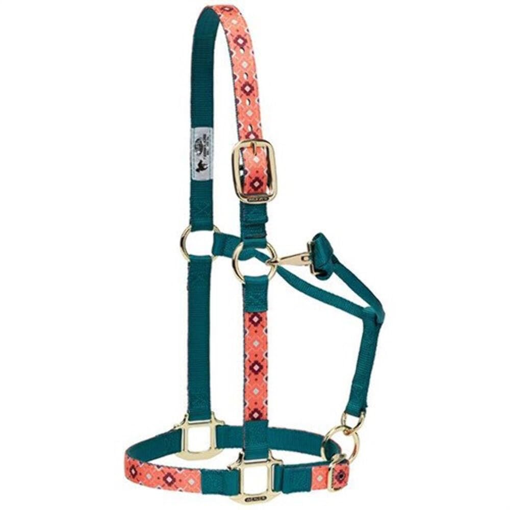 Weaver Leather Adjustable Patterned Nylon Horse Halter