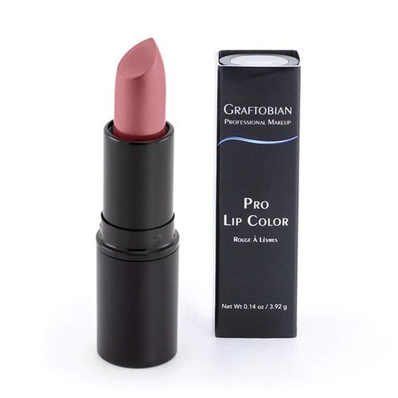 Graftobian Professional Color Lipstick - Ultra Long-Wearing, Comfortable Texture, Full Range of HD Shades, For All Skin Tones and Undertones, Velvety Smooth Semi-Matte Finish, Nude