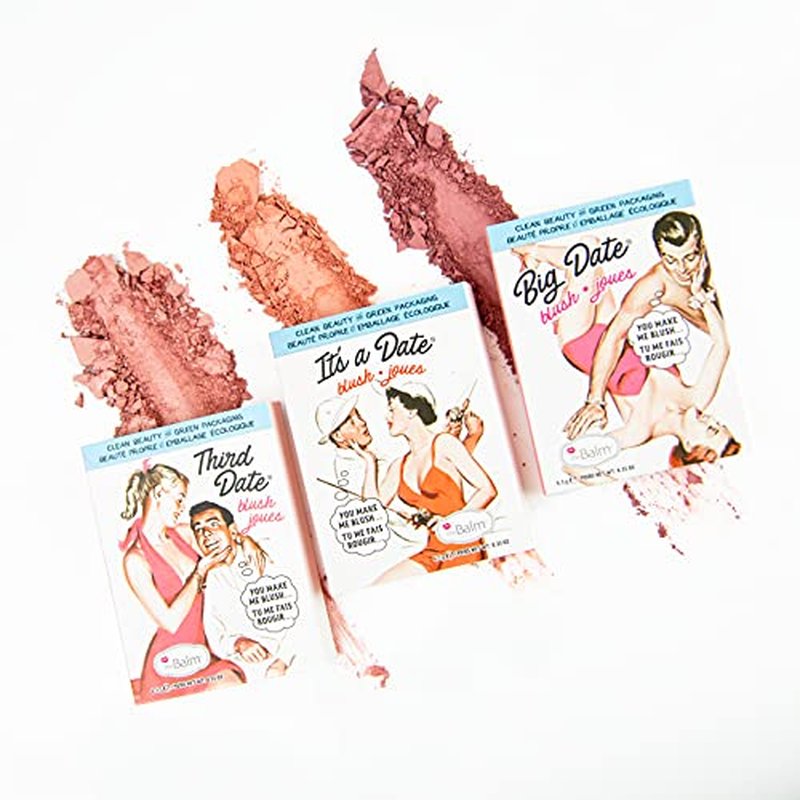 theBalm Clean and Green Powder Blush - Big Date