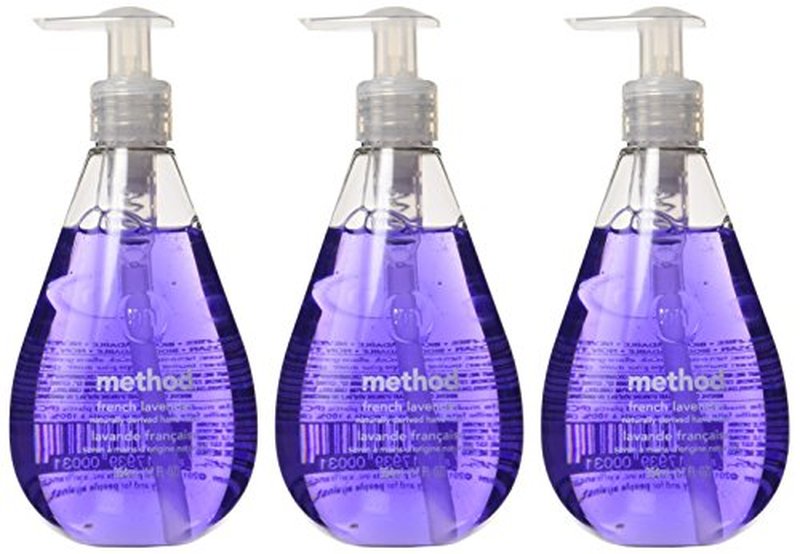 Method Gel Hand Soap, French Lavender, Biodegradable Formula, 12 Fl Oz (Pack of 3)