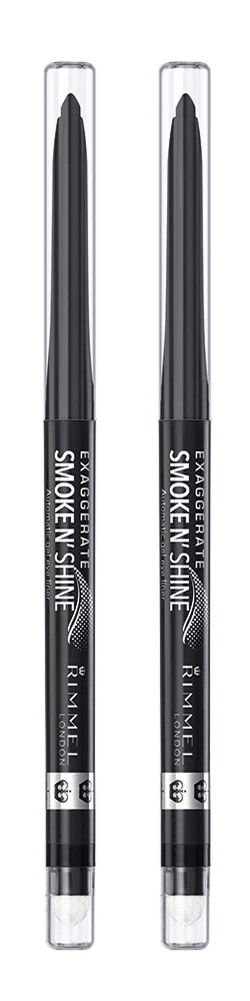 Rimmel Exaggerate eye definer, little black smokey, Pack of 2