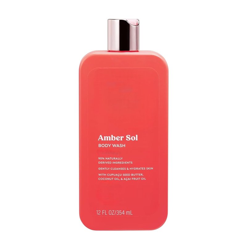 Amber Scent Hydrating Body Wash - Gentle Cleansing Shower Gel for Soft, Smooth Skin | 12 fl oz