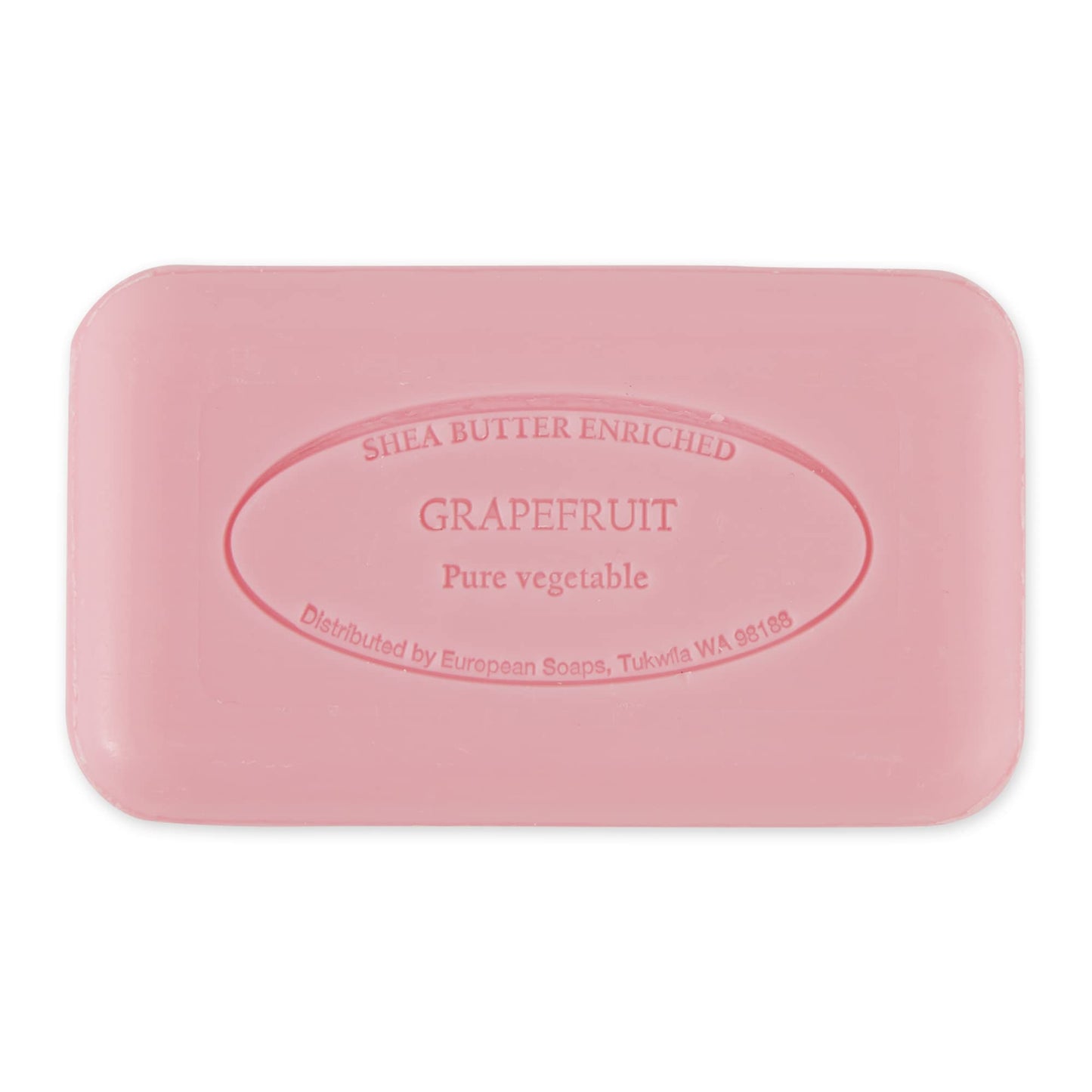 Pre de Provence Artisanal Soap Bar, Natural French Skincare, Enriched with Organic Shea Butter, Quad Milled for Rich, Smooth & Moisturizing Lather, Grapefruit, 5.3 Ounce