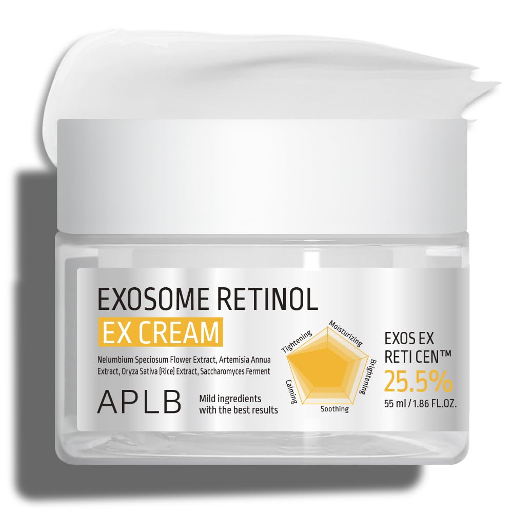 APLB Exosome Retinol EX Cream | EXOS EX RETI CEN™ 25.5% 1.86 FL.OZ/Korean Skincare, Efficient absorption, Elasticity Care, Wrinkle care, Revitalize for gentle and improve skin texture