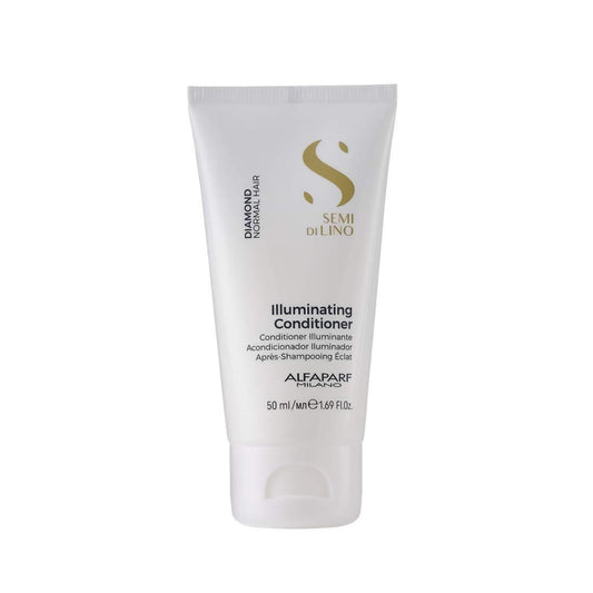 ALFAPARF MILANO Semi Di Lino Diamond Illuminating Conditioner - Moisturizing Conditioner For Normal and Color Treated Hair - Sulfate & Paraben Free Professional Hair Care