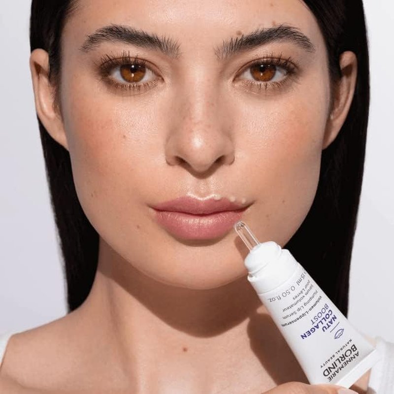 ANNEMARIE BÖRLIND Collagen Boost Lip Serum - Plumping & Rejuvenating Botanical Formula | Vegan, 0.50 Fl. Oz.