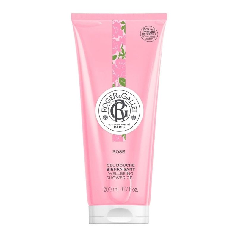 Roger & Gallet Wellbeing Shower Gel - Plant-Based Aloe Vera Body Wash for Soft Skin | 6.7 Oz