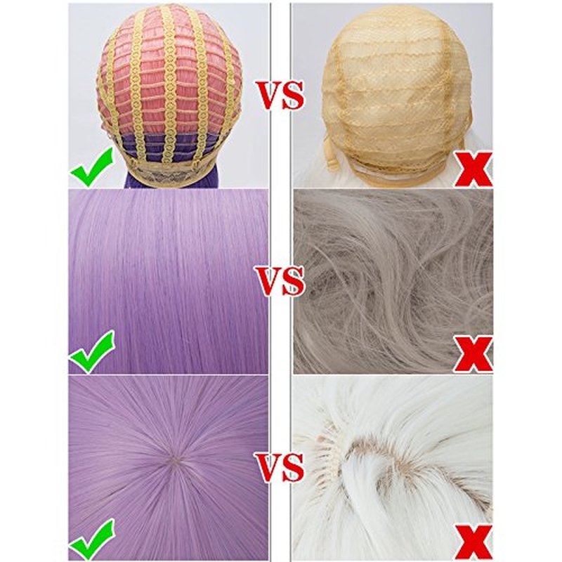 Wiggy Mermaid Short Orange Wig, Ginger Straight Bob Hair Wig for Women Anime Cosplay Halloween Costume