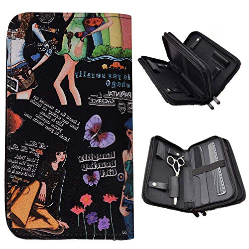 Shear Cases for Hairstylists,Shears Hairstylists, Hair Scissors Pouch,Waterproof Hairdressing Tools Storage Bag Hair Salon Scissors Comb Barber Tool Case Pouch