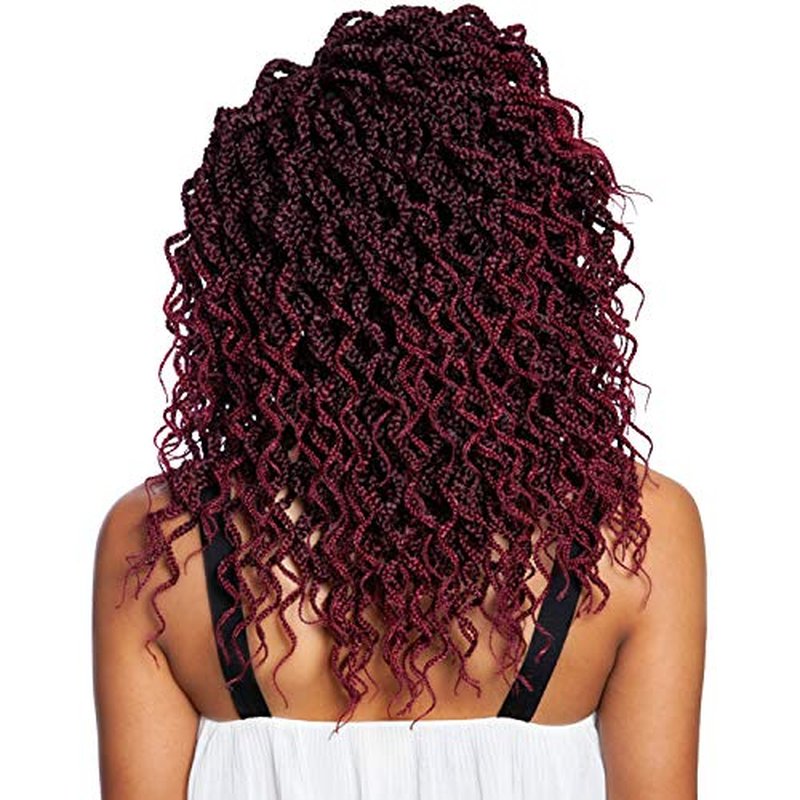 MULTI PACK DEALS! Mane Concept Synthetic Hair Crochet Braids 2X Wanda Box Braid 12" (1-PACK, 2)