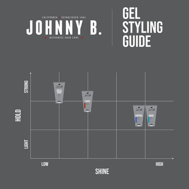JOHNNY B. Control Alcohol-Free Hair Styling Gel, Strong Hold, All Hair Types 16 oz.
