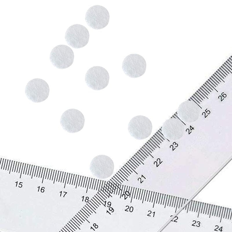 Microdermabrasion Filters - 400 Pieces 10mm Vacuum Sponge Replacement Accessories for Facial Machines