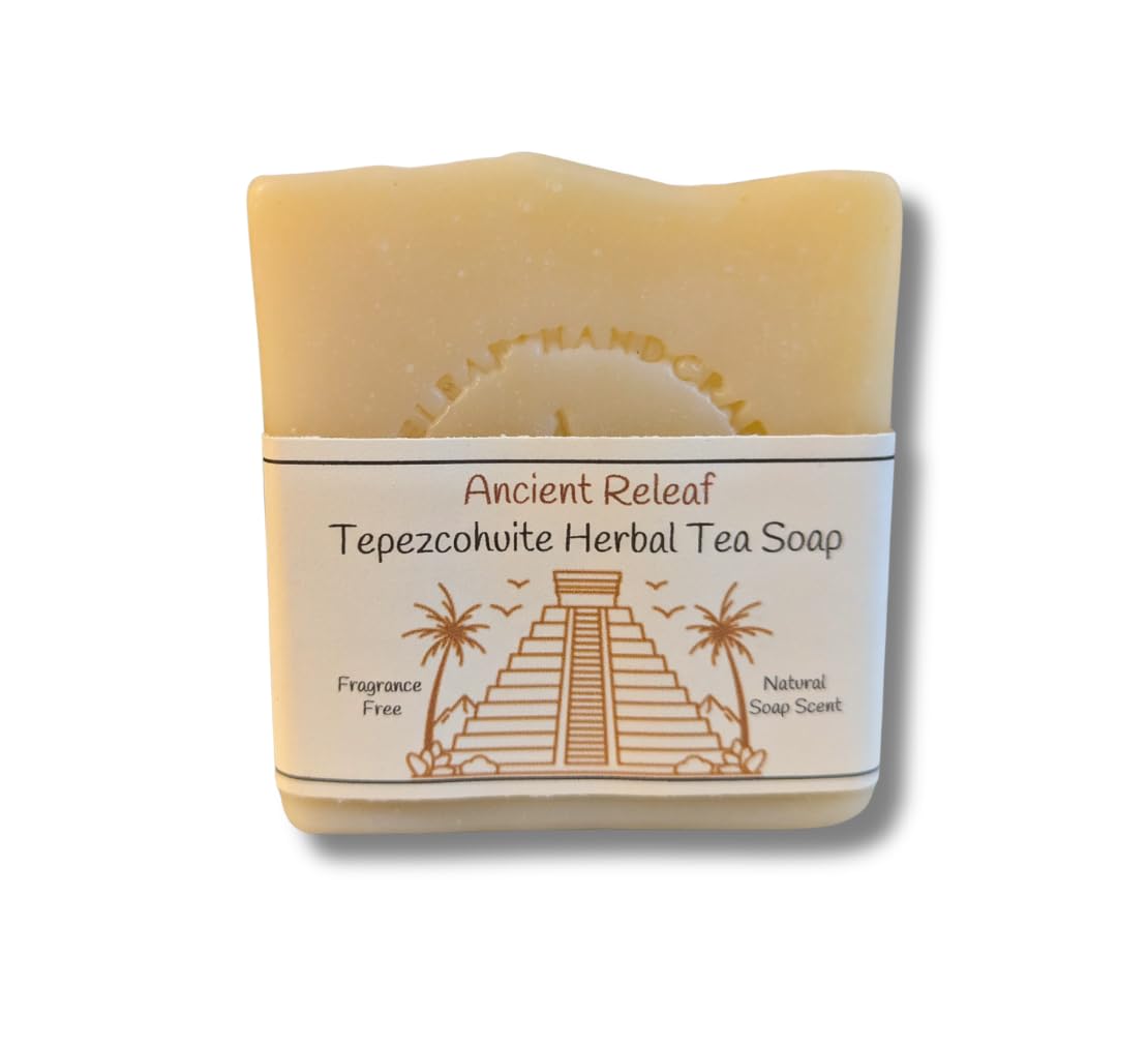 Tepezcohuite Herbal Tea Soap, with Tallow, Nourishing, Cleansing, refreshing, 5 oz. bar