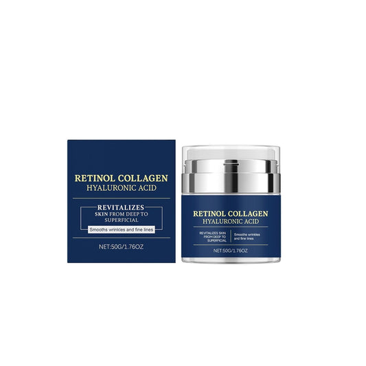 Retinol Face Cream, Collagen Neck Cream for Firming and Lifting, Anti-Wrinkle and Fine Line Reduction, Suitable for Men and Women, Renew and Protect Your Skin 1.76oz