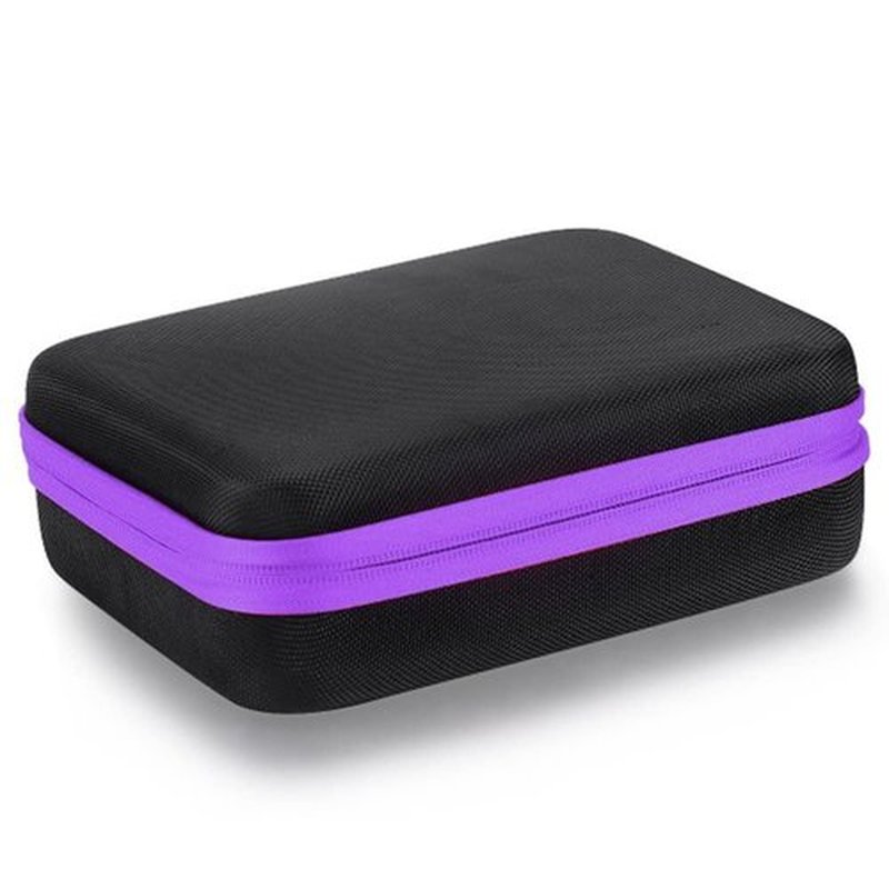 DHXYZZB Essential Oils Carrying Case Holds, 30 Bottles 5ml, 10ml, 15ml Bottles Storage Organizer Bag Hard Shell EVA