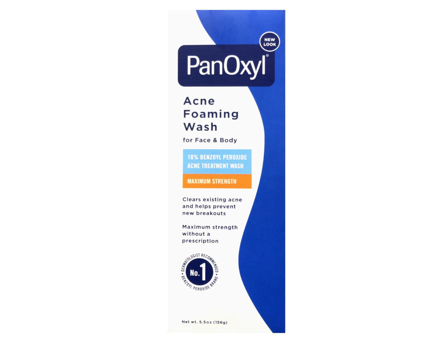 PanOxyl Acne Foaming Wash 10% Benzoyl Peroxide 5.5 oz (156 g),(Pack of 4)
