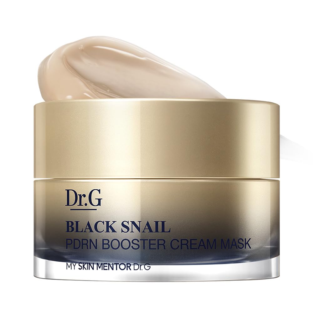 Dr. G Black Snail PDRN Booster Cream Mask, Korean Skincare, 1.69 fl oz