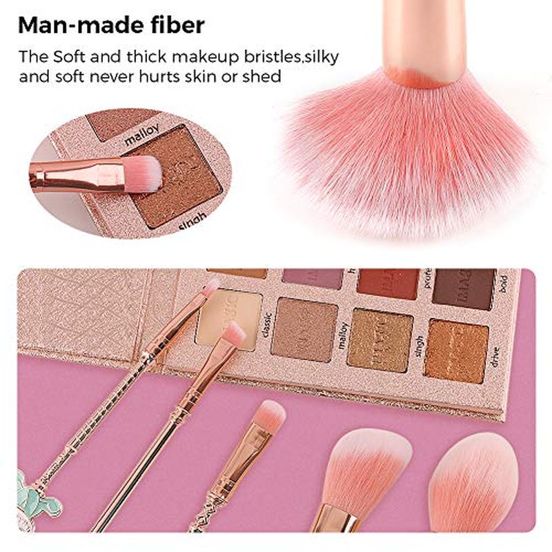 WeChip 5PCS Baby Brushes Creative Theme Fairy Makeup Brushes Set for Women