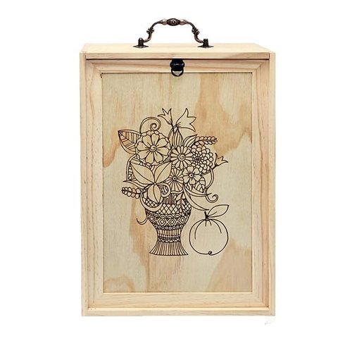 TORIBIO Essential Oil Storage Holder Organizer for 40 Bottles, Wooden Essential Oils Box Holds 5 10 15 20 30 ml for Young Living & Doterra Bottles