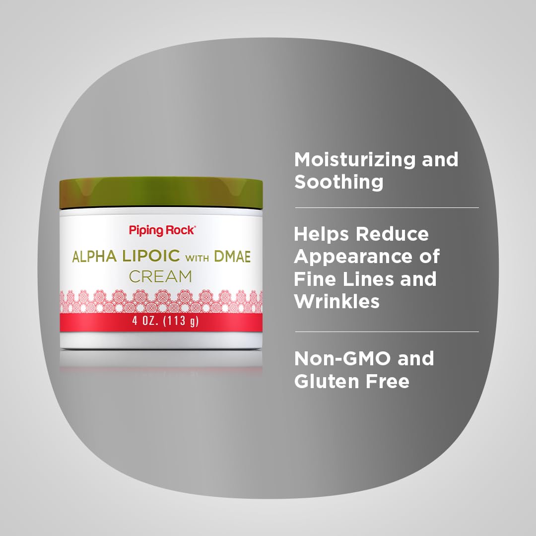 Piping Rock Alpha Lipoic Acid | 4 oz | with DMAE Cream