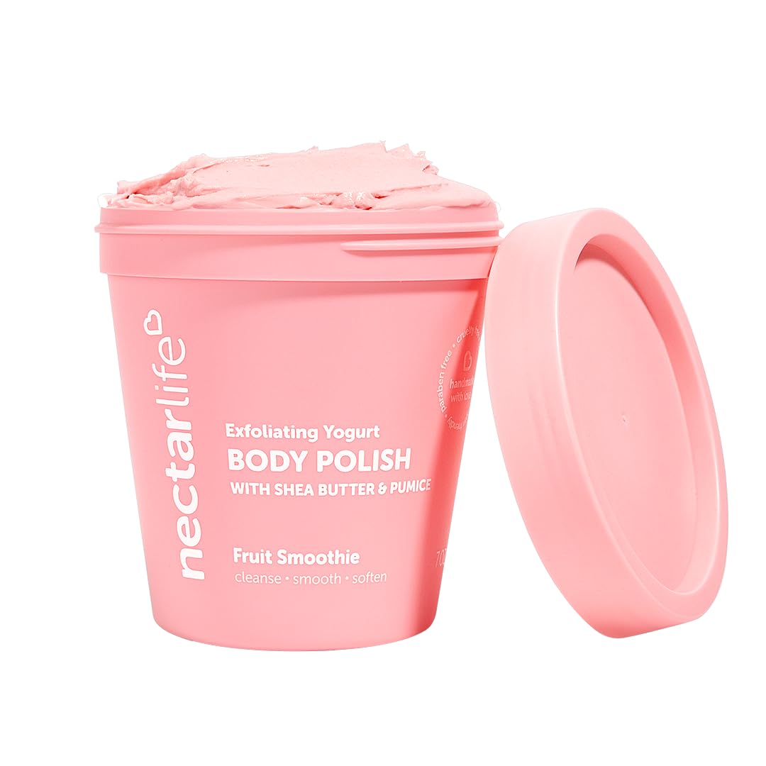 Nectar Life Exfoliating Body Polish with Ground Pumice, 5 oz (Fruit Smoothie)