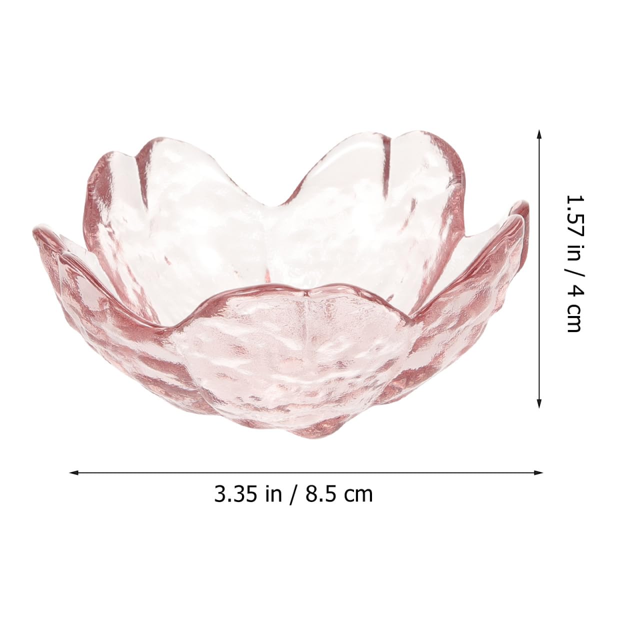 Gatuida 2 Sets Pink Glass Facial Mask Bowls with Metal Spoons Small Mixing Bowls for Face Mask Spa Essential Oil Salon Use