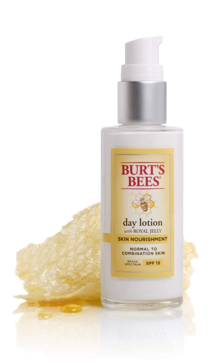 Burt's Bees Nourishment Day Lotion with SPF 15 for Normal to Combination Skin (Package May Vary), Natural, 2 Fl Oz