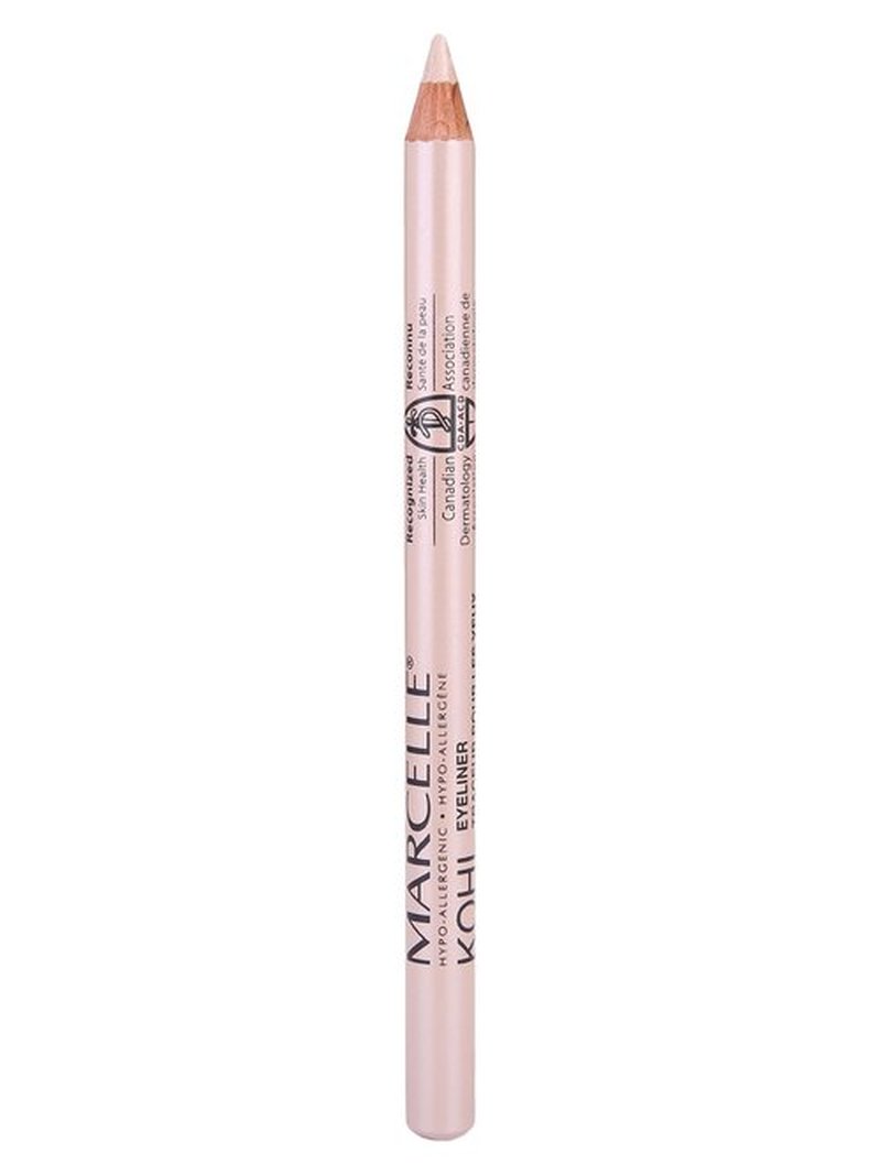 Marcelle Kohl Eyeliner, Mother of Pearl, Eye Pencil, Long-Lasting, Waterproof, Intense Colour, Fragrance-Free, Hypoallergenic, Recognized by CDA, Cruelty-Free, 0.04 Oz.